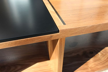 Tray Style Walnut Coffee Table